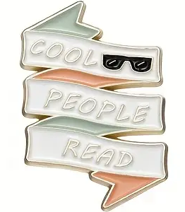 Pin metálico Cool People Read